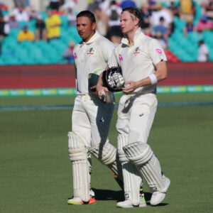 Australia : U Khwaja And Steve Smith